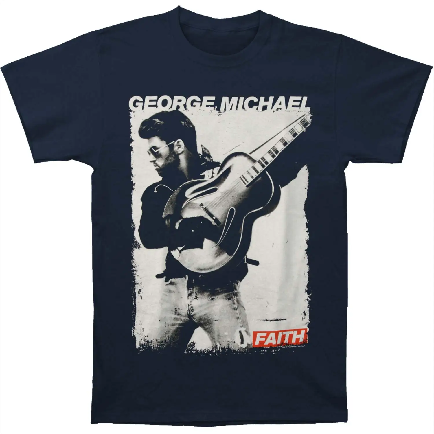 

George Michael Men's Faith Mens Soft T Slim Fit T-shirt Cotton O-Neck Short Sleeve Men's T Shirt New Size S-3XL