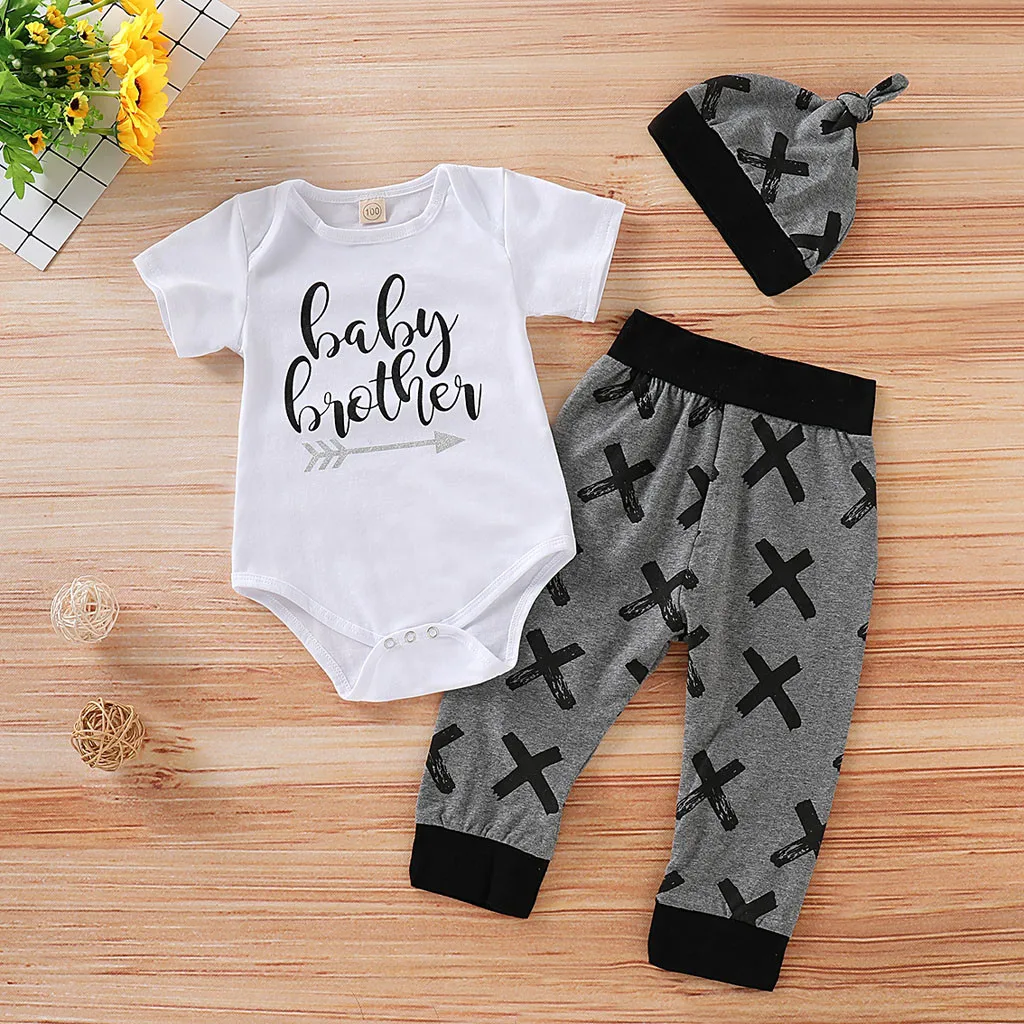 Милый костюмчик для новорожденных одежда малышей мальчиков комбинезон с