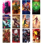 5D алмазная живопись сделай сам, Marvel, Человек-паук, мультфильмы Мстители, полноразмернаякруглая вышивка, мозаика, наборы для вышивки крестиком, искусство, подарок, домашняя вышивка