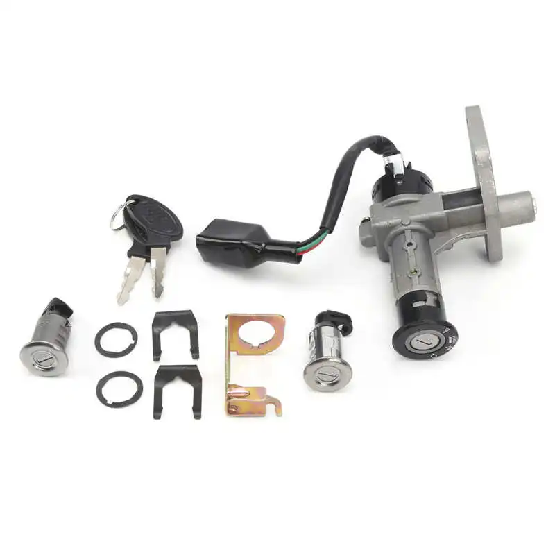 Переключатель зажигания в сборе Зажигания Комплект 4 провода контактных ключей