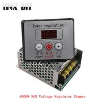 4000w 220v ac scr voltage regulator dimmer electric motor speed controller 220 v electronic regulator dimmers digital meters
