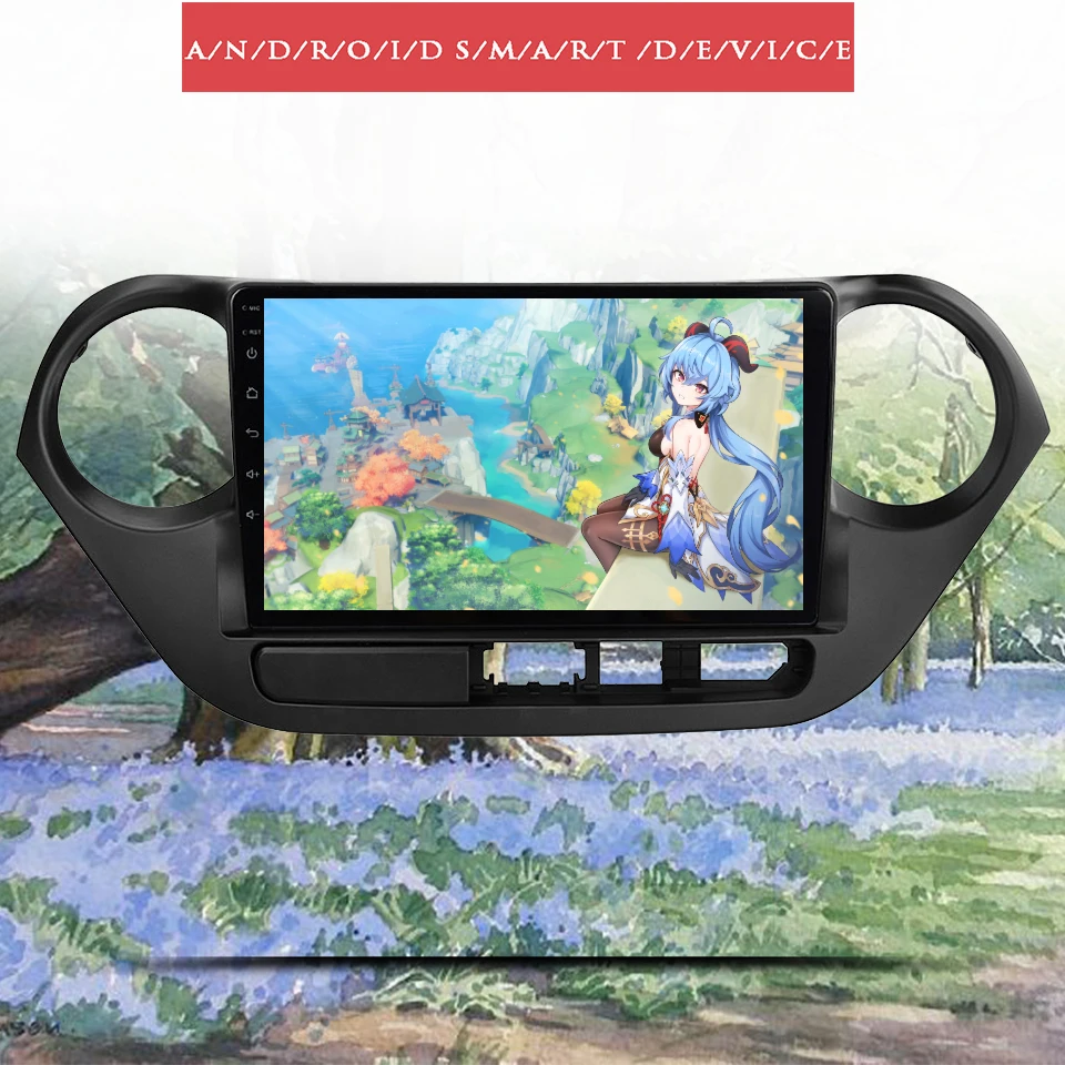 9 ''Android 10 6G + 128G автомобильный dvd плеер для Hyundai grand i10 2013 2015 2018 с радио gps