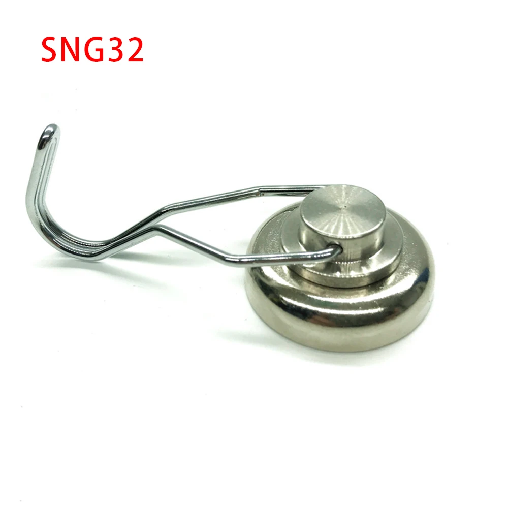 

Magnet Hook Perforated Metal Hook Strong Refrigerator Adsorption Kitchen Magnet Hook Ring Salvage Anti-collision