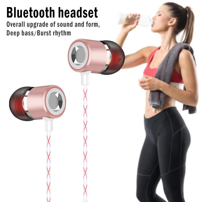 Проводные наушники V12 с микрофоном металлические стерео вкладыши супербасами 3 5