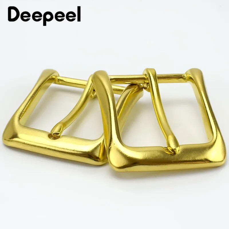Deepeel ID 40 мм латунная пряжка для ремня из чистой меди кожаных ремней 38 39 женщин