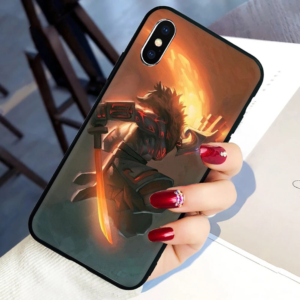 Мягкий силиконовый чехол для телефона dota 2 с логотипом iphone 5 5S SE 2020 6 6S 7 8 plus X XR XS 11 12