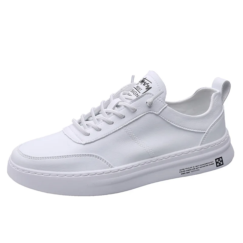 

2020 spring and summer new trend and comfortable men's shoes breathable all-match casual shoes flat white shoes sports shoes