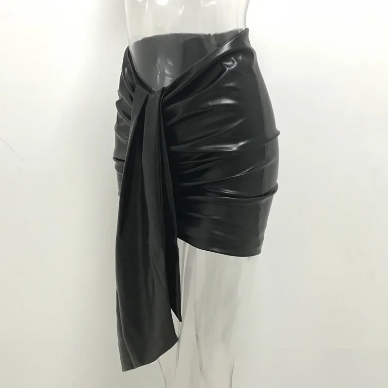 Женская юбка из искусственной кожи PUMA Horse сексуальная пригородная мини новинка