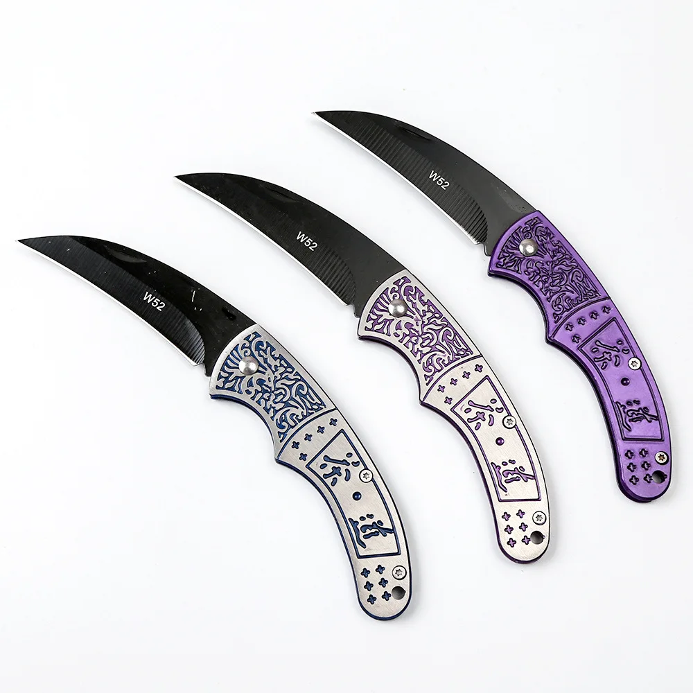

17Cm Stainless Steel Outdoor Pocket Knife Field Survival Self-Defense Portable Folding Knife Pocket Knife Sharp Fruit Knife