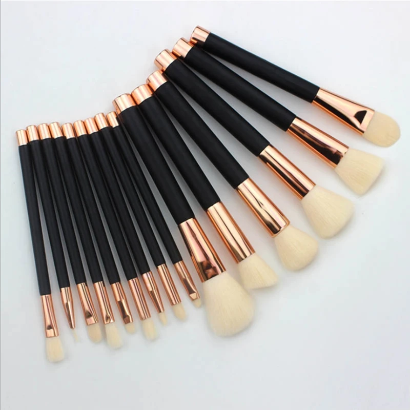 Набор кистей для макияжа 15 шт.|Аппликатор теней век| |