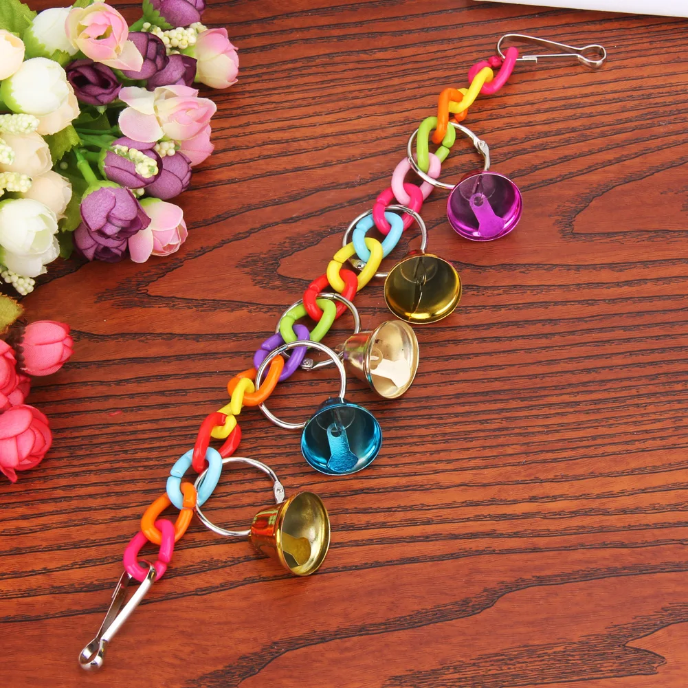 Акриловые ПЭТ птица жевательные игрушки клетка подвесная Лестница Качели