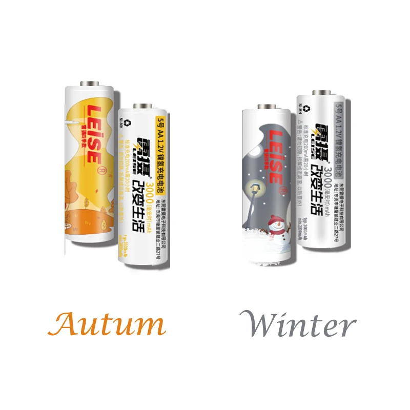 Leise AA 3000mah nimh аккумуляторная батарея оригинал 1 2 V 2a Ni MH четыре сезона
