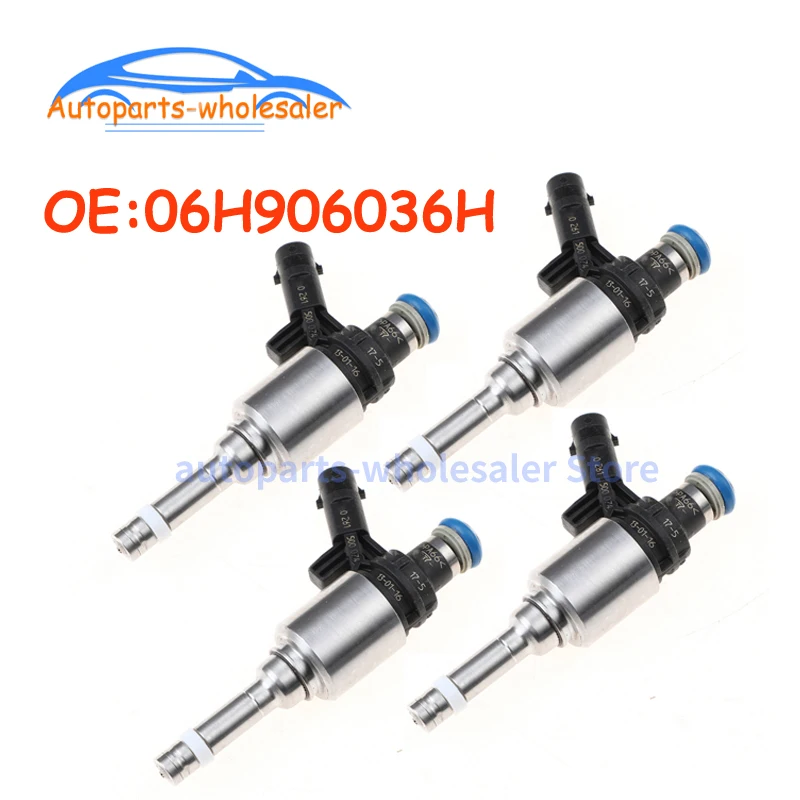 

4 pcs/lot Car Accessories 06H906036H 06H906036G For Bosch/Audii Passat/Volkswagen Fuel Injector