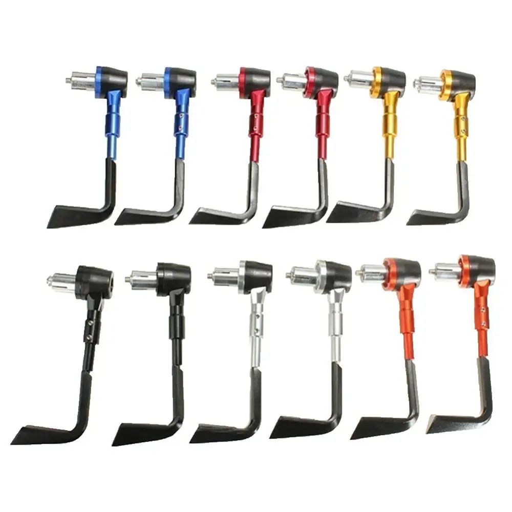 

85% Hot Sales!!! 1 Pair Universal 7/8 Inch Aluminum Motorcycle ShortAlloy Brake Clutch handlebar Lever Protector Guard