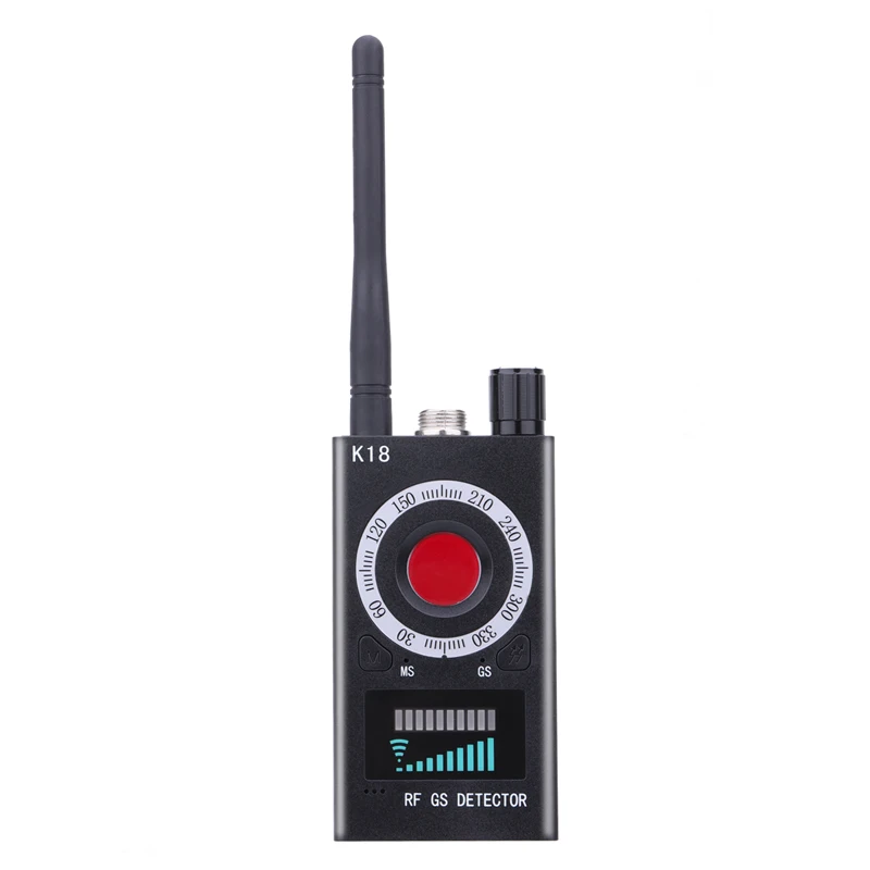 1MHz-6.5GHz K18 Multi-function Anti-spy Detector Camera GSM Audio Bug Finder GPS Signal Lens RF Tracker Detect Wireless Products |