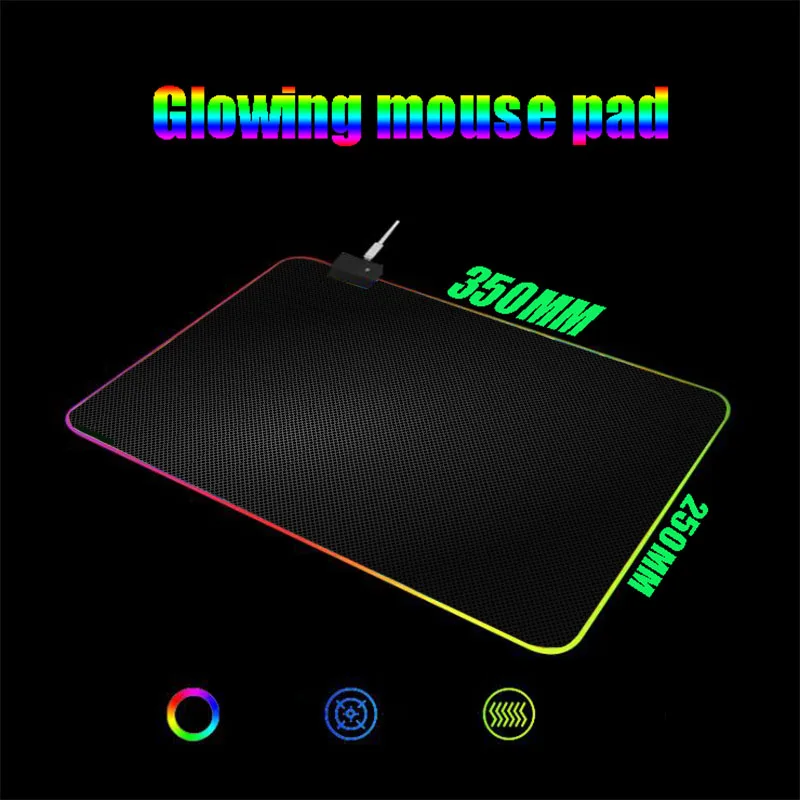 Черный коврик для мыши в клетку игровой XXL Настольный компьютерный подходит