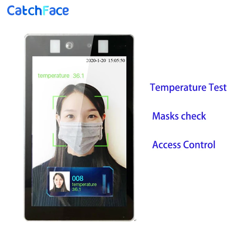 Система контроля доступа к лицу устройство для распознавания маски с датчиком