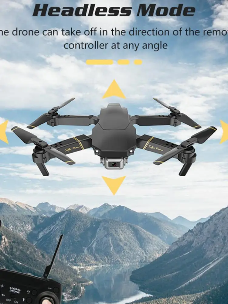 Дрон LAUMOX M65 RC с HD 1080P FPV Wi Fi камерой удержания высоты складной Квадрокоптер для