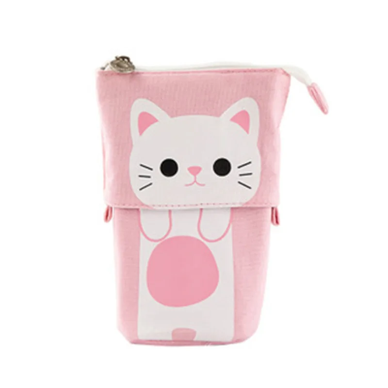 

Lovely contracted multi-functional pen container pen bag variable drop-down canvas bag