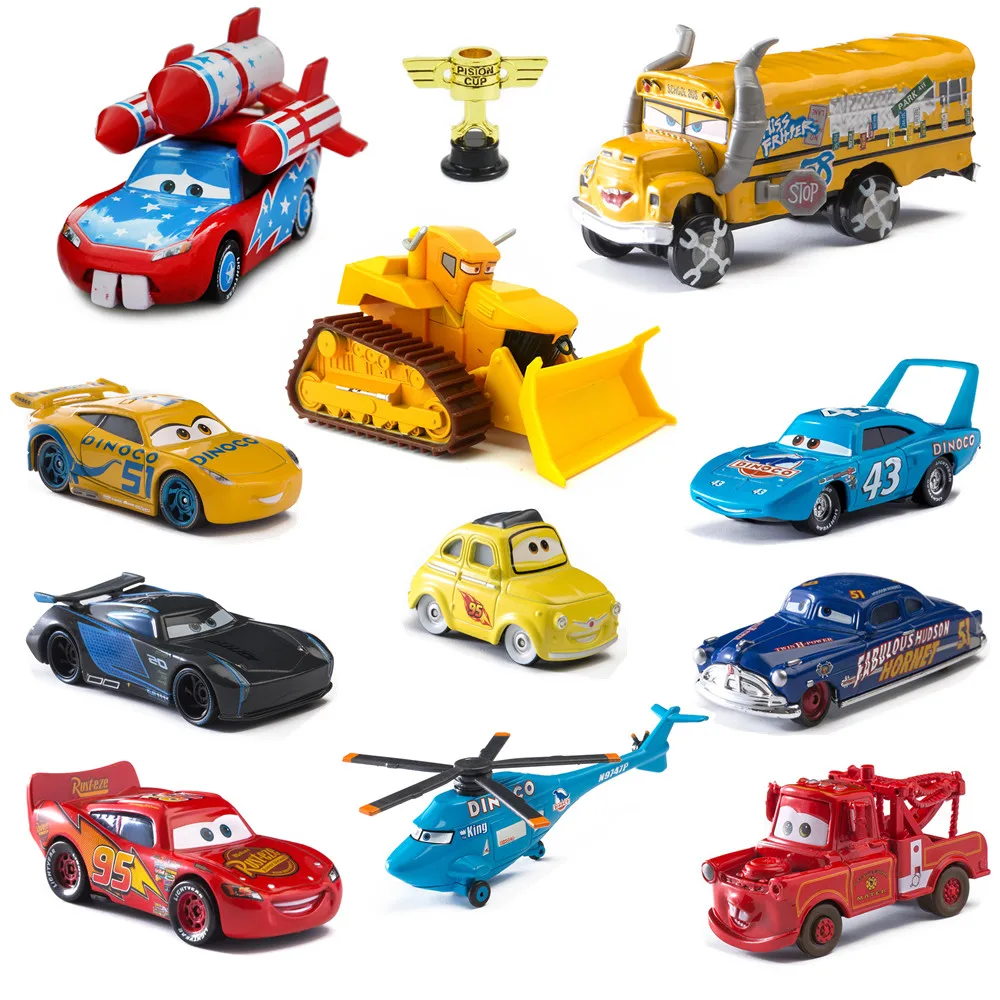 

Disney Cars 2 3 Toys Lightning McQueen Jackson Storm Mack Uncle 1:55 Diecast Model Car Disney Racing car Boy Birthday Gift
