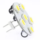 Светодиодная лампа G4, задний штырь, задний штырь, 12 В, 24 В, 10-30 в, автомобильная подсветка для лодки, автомобильная подсветка, 10 шт.лот