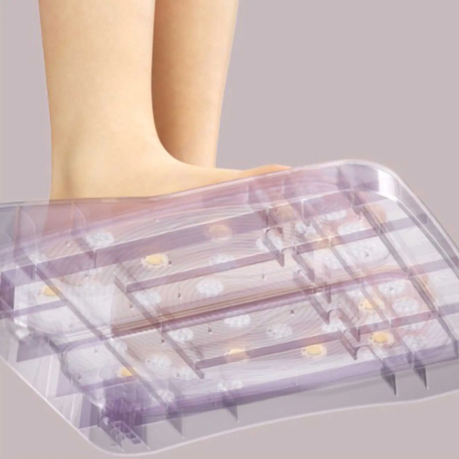 Портативная регулируемая пластина для массажа ног оборудование фитнеса