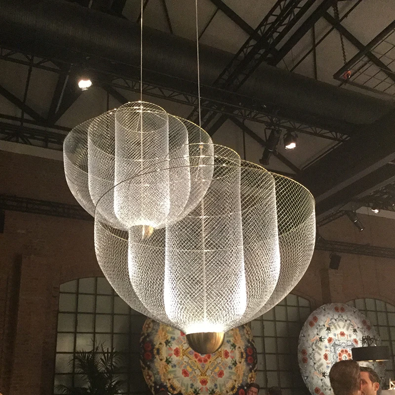 Люстра для столовой от скандинавского дизайнера люстра сетка домашнего