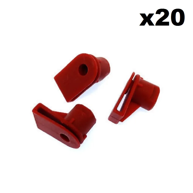 

20x For Opel Vauxhall Bumper to Wing Mounting Plastic Grommet Nut for Screws