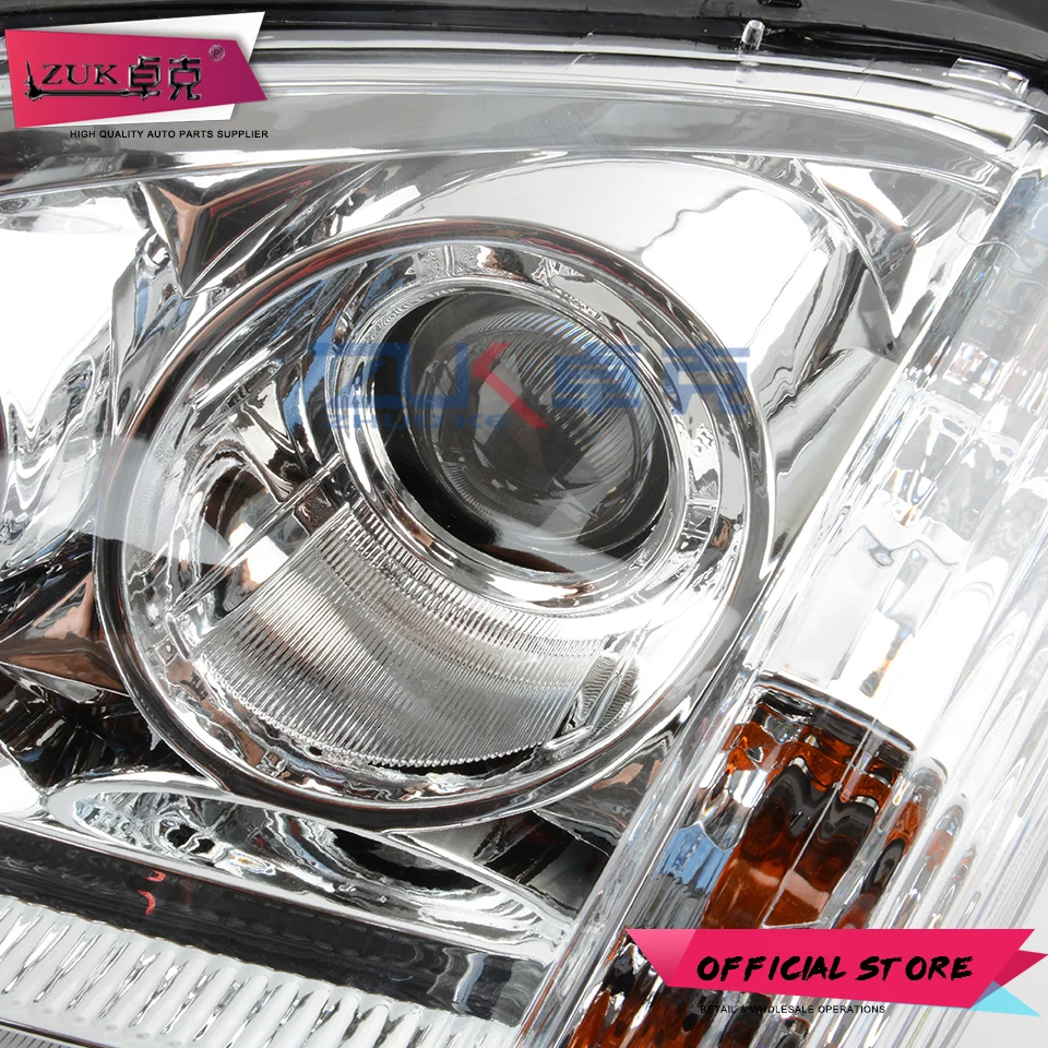 

ZUK Front Bumper Headlight Headlamp Head Light Lamp For Great Wall Wingle 3 2006 2007 2008 2011 Manual Type / Electric Type