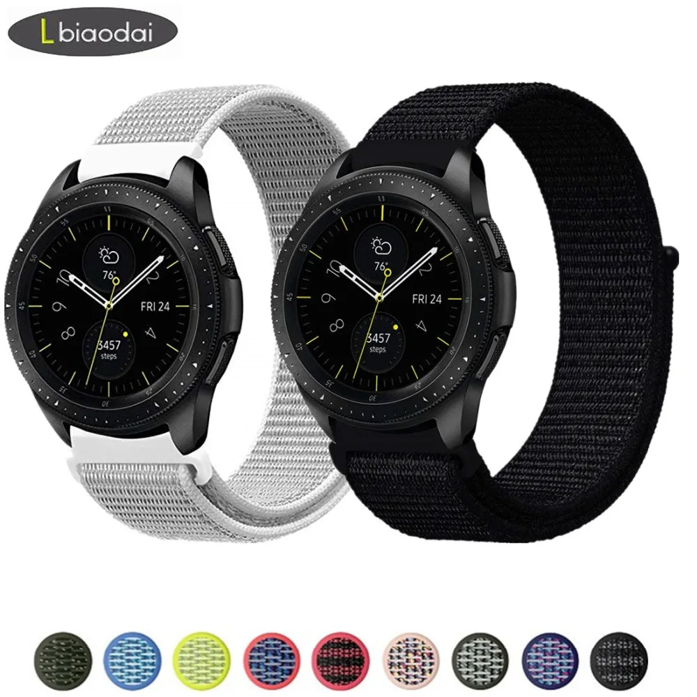 Ремешок для Samsung Galaxy watch 20/22 мм 46 42 Gear s3 Frontier band amazfit bip HUAWEI | Наручные часы