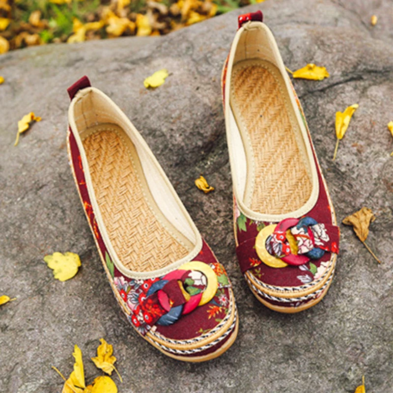 Женская обувь на плоской подошве без шнуровки Сезон лето осень Женские