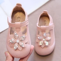 spring autumn girls casual shoes kids sneakers with flowers princess sweet floral flats toes capped rubber sole baby girls 15 25