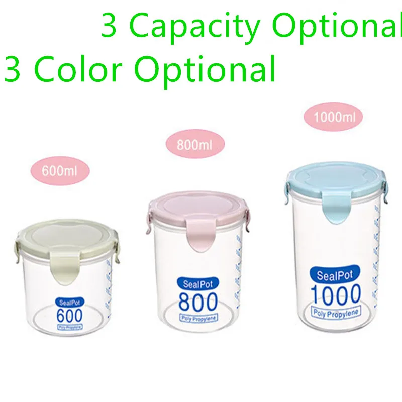 FASOTY прозрачные пластиковые герметичные банки для хранения продуктов контейнеры