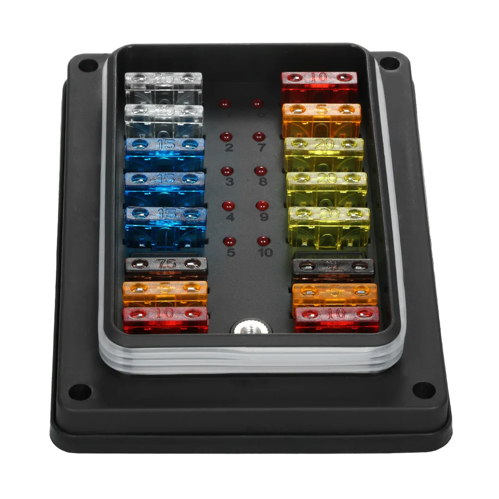 Водонепроницаемый держатель блока предохранителей со светодиодным индикатором