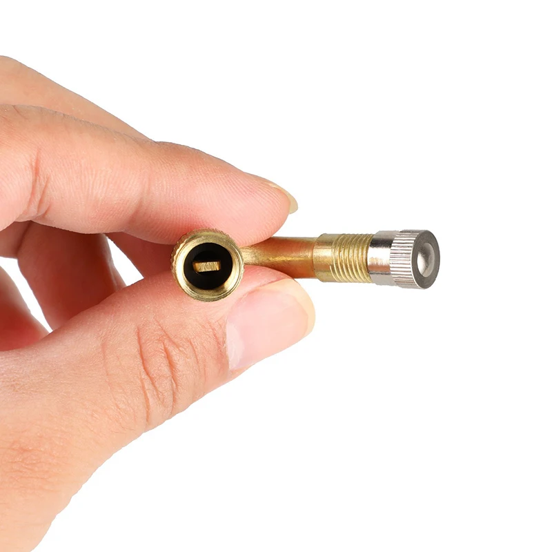 Air Tyre Valve Tire Valve Stem Extenders Extension Adapter 45/90/135 Degree Angle Brass for Car Truck Motorcycle Electric car