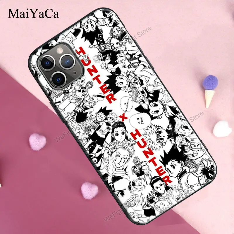 Чехол MaiYaCa Gon Killua Hunter x hunter Для iPhone 12 mini 11 Pro Max XR X XS 6S 7 8 Plus SE 2020 Coque Funda|Бамперы| |