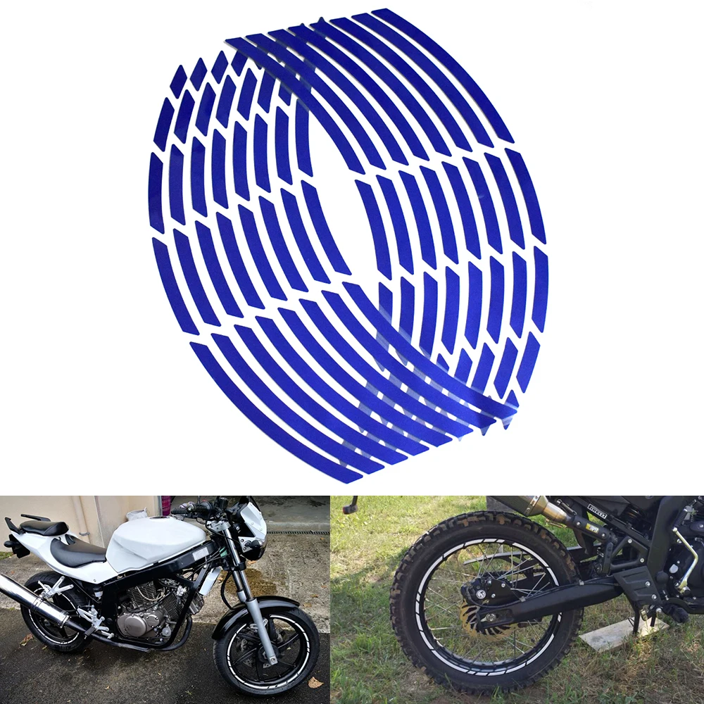 Автомобильный мотоцикл шина обода наклейка s 17 &quot 19&quot отражающая колесо для шин