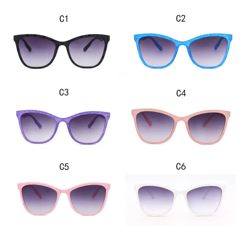 Детские солнцезащитные очки кошачий глаз с градиентом|Женские очки| |