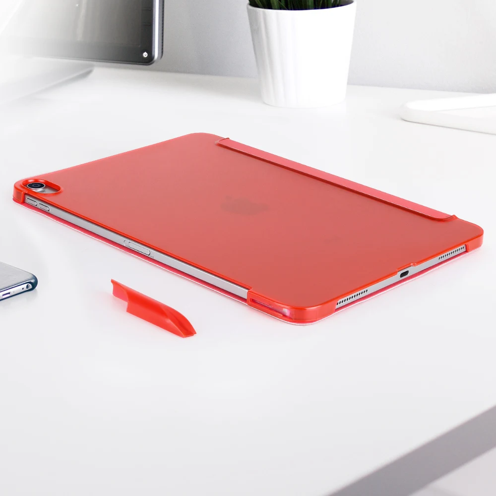Для iPad Pro 11 чехол с карандашом держатель, Aiyopeen из искусственной кожи прозрачный PC задняя крышка для iPad Pro 11 чехол