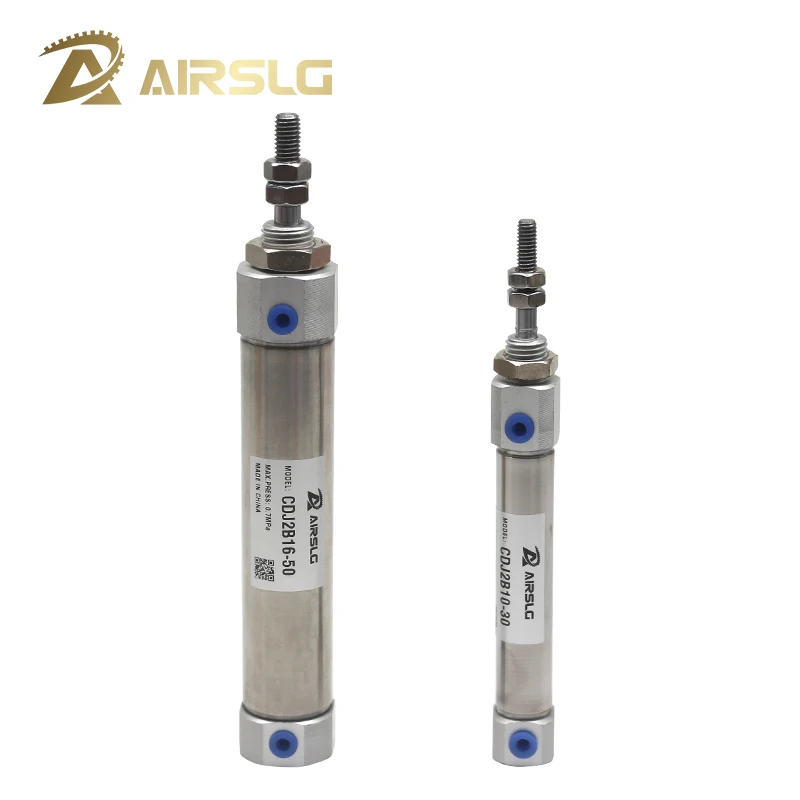 

CJ2B CDJ2B Type Mini Pneumatic Cylinder Double Acting Single Rod 10mm 16mm Bore 5~200mm Stroke Air Cylinder CDJ2B10 CDJ2B16