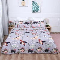 kids cartoon bedding set dinosaur duvet cover pillowcase twin queen king size bedclothes quilt cover 3pcs home textiles