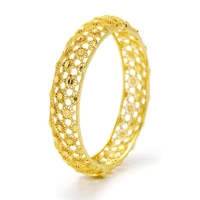 top quality dubai gold color bangles for women vintage bride wedding bracelet bangles africa hallowe jewelry