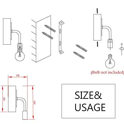 Минималистичный деревянный декоративный светодиодный настенный светильник