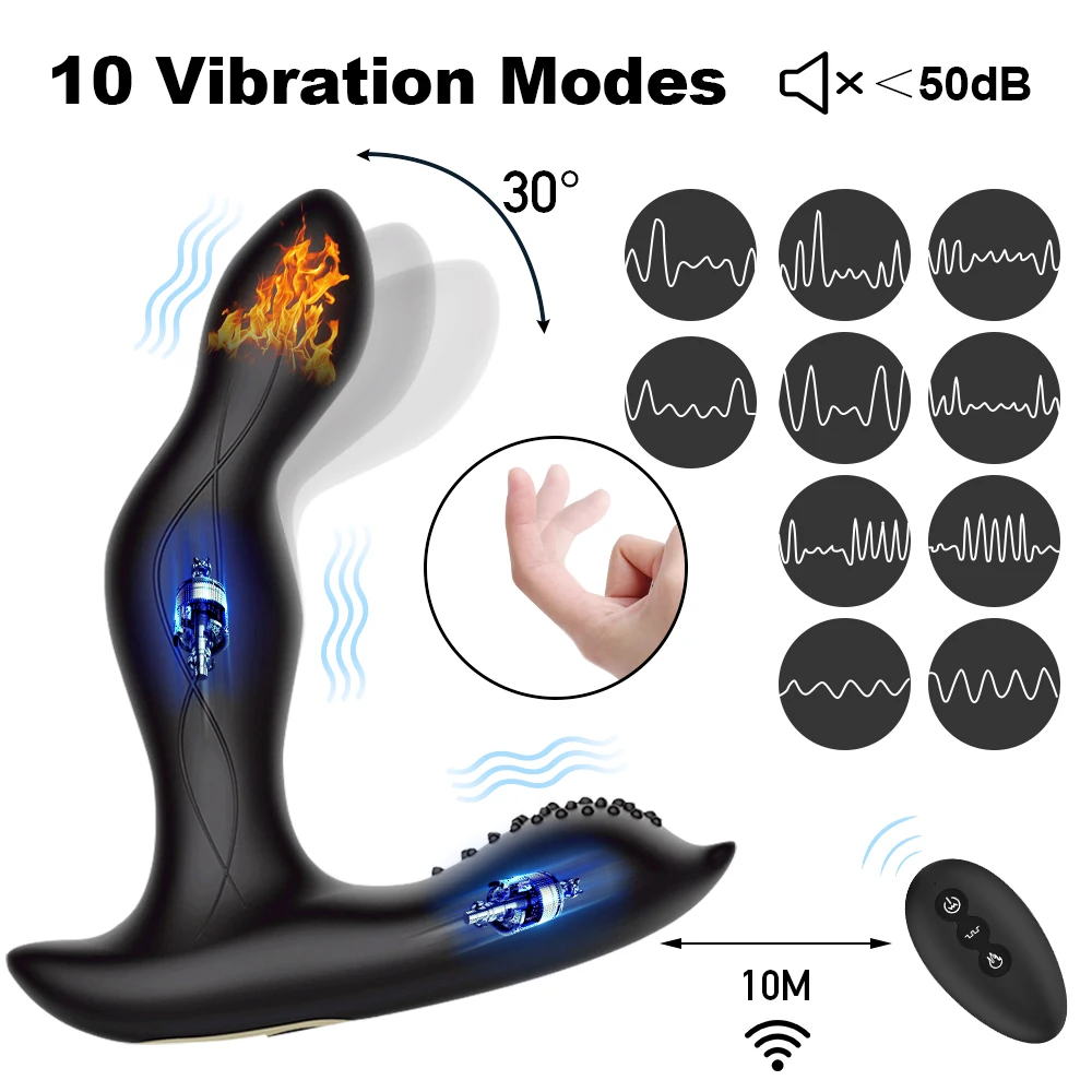 Секс игрушки Анальный вибратор массаж простаты анус стимулировать Анальная