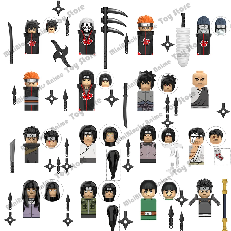 

Building Blocks Naruto Hot Japanese Movie Anime Series Figures Educational Toys For Children Gifts KDL801 KDL802 KDL803 KDL804