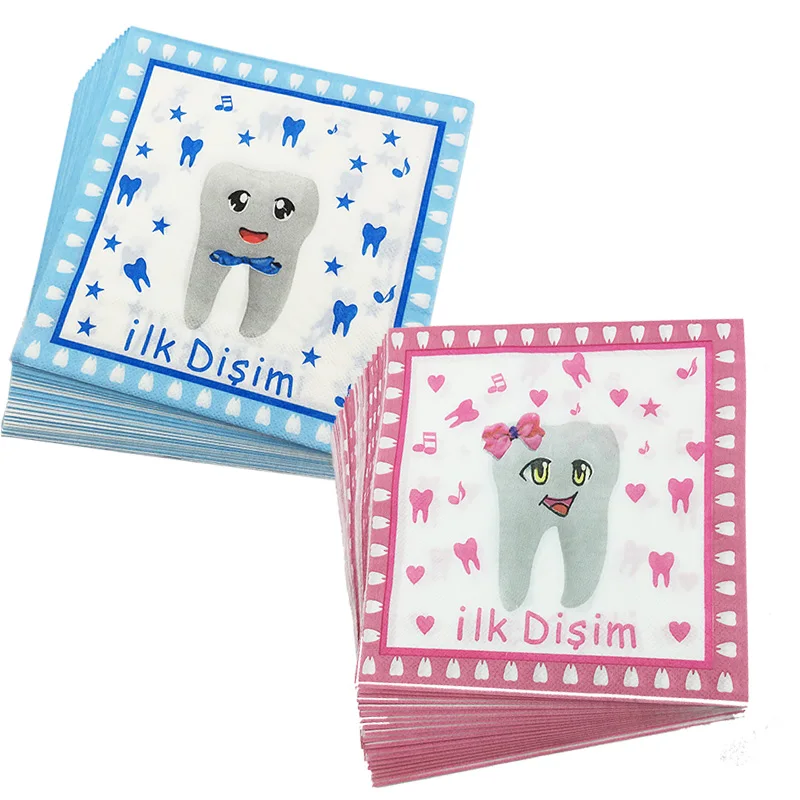 20 шт./лот новый стиль милые бумажные салфетки ilk disim милое полотенце для детей дня