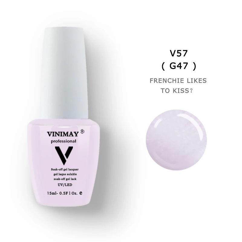 V57 VINIMAY 96 цветной гель лак для ногтей, Гелевый лак гель Varnis Gellak лак набор праймеров Замачивание опий УФ гель лак для ногтей салон искусства 15 мл - Цвет: V57