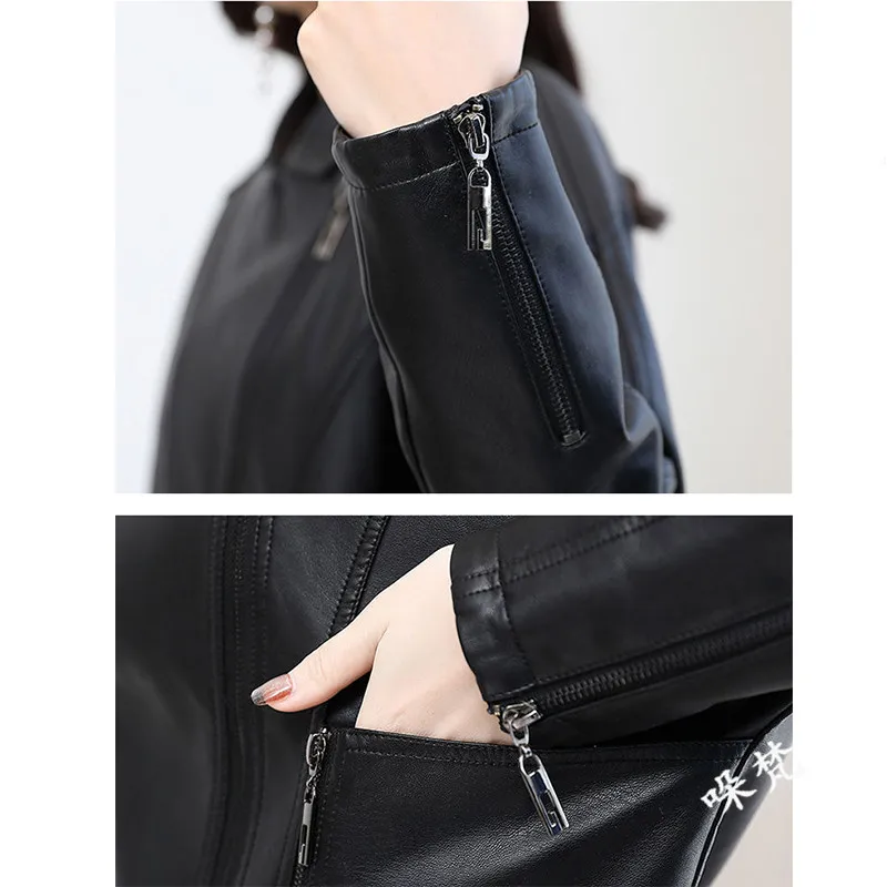 DUOFAN-abrigos de piel de oveja auténtica para mujer, chaqueta de aviador, prendas de vestir, Casaco femenino, ropa de calle DF0008, primavera y otoño, 2021