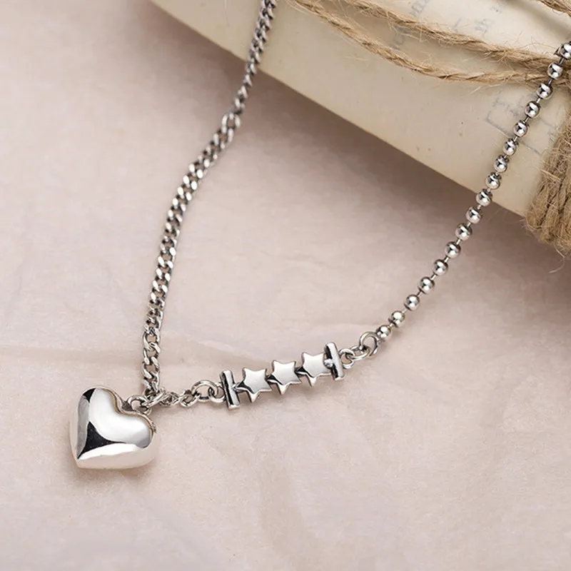 YIZIZAI подвеска в форме сердца ожерелье модное простое современное новый дизайн