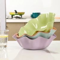 creative modern living room storage tray european style home lotus leaf fruit plate office desktop snack plate candy plate